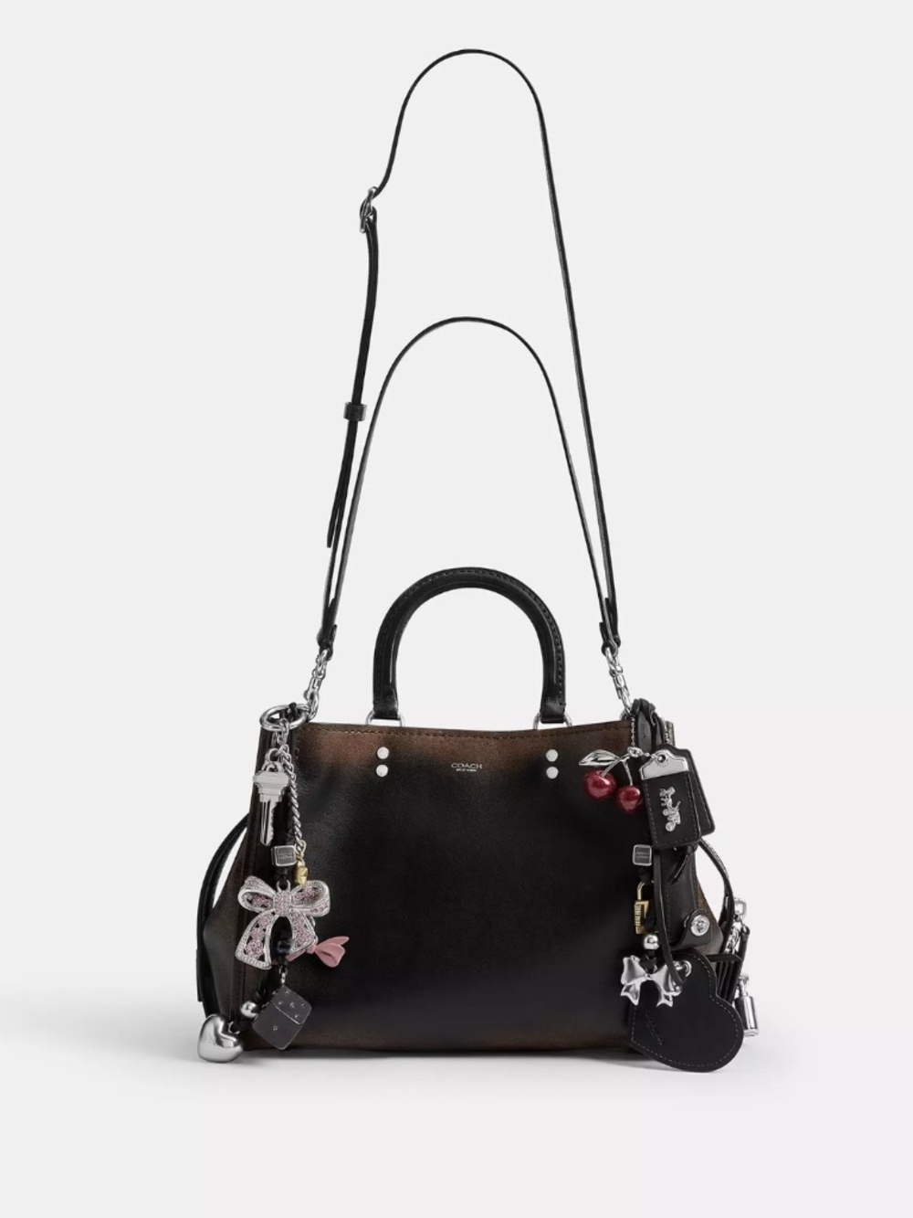 Coach Rogue 31 Loved Leather with Charms - Picture 9 of 16